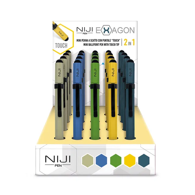 lebez-exagon-penna-sfera-touch-fusto-esagonale-twist image 1