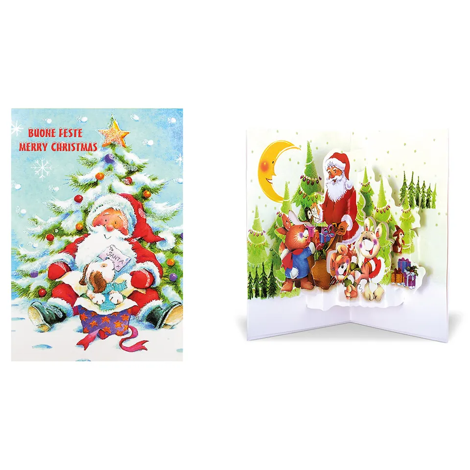 lebez-biglietto-natale-pop-up-glitterato-con-busta image 1