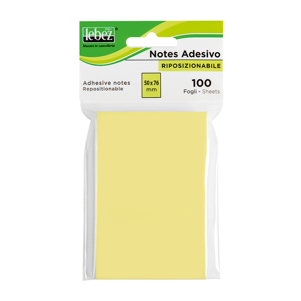 lebez-foglietti-adesivi-sticky-notes-125x75-mm-blocco-100-fogli image 1