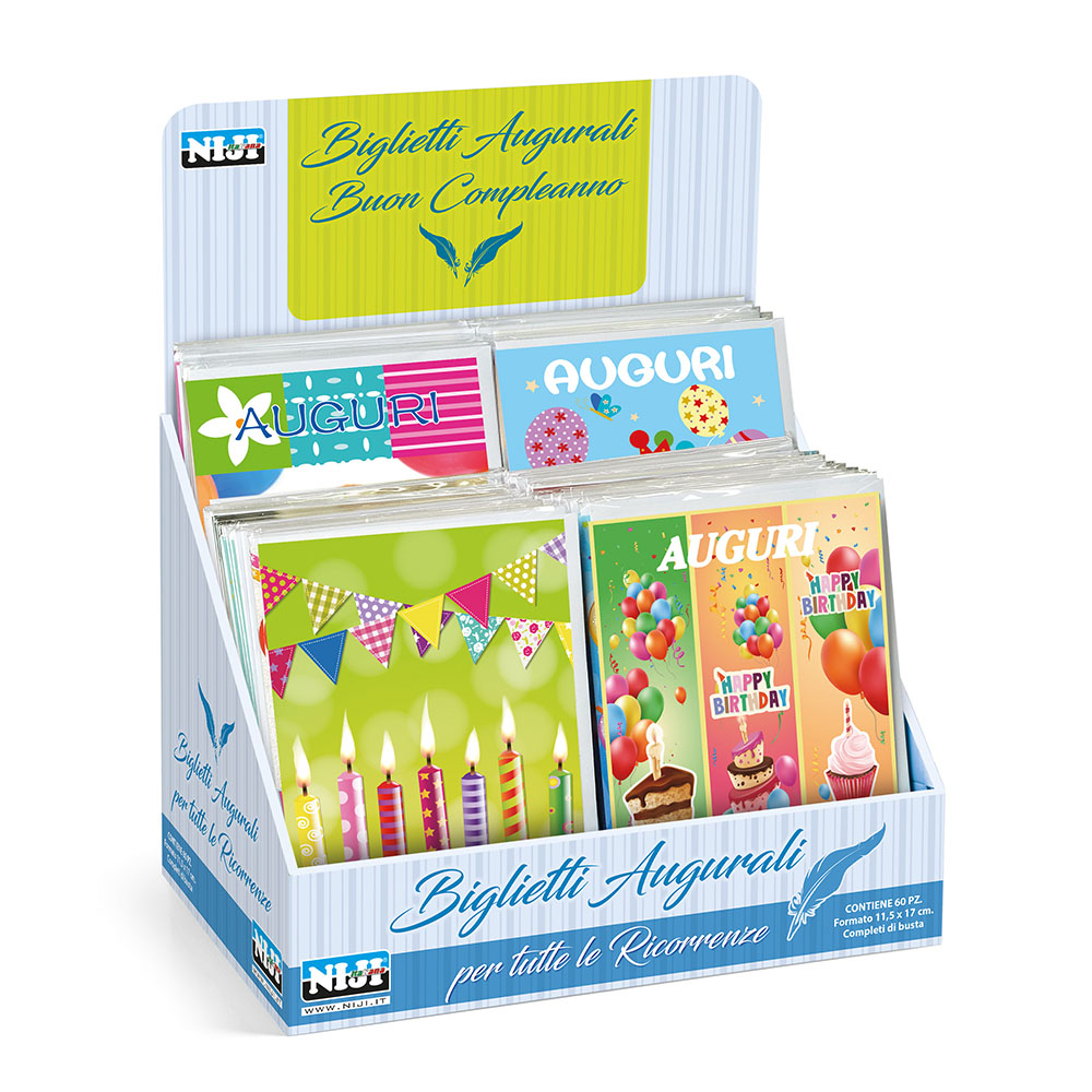 lebez-biglietti-compleanno-glitter-con-busta-per-feste-lounge image 1