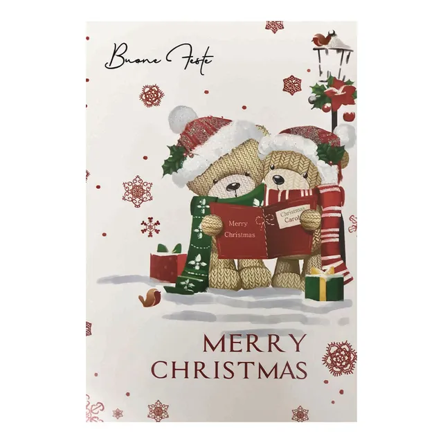 lebez-biglietto-natale-glitter-3d-dorato-11-5x17-cm image 1