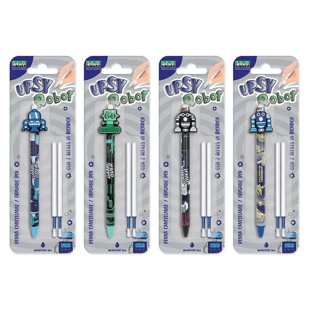 lebez-penna-cancellabile-upsy-robot-2-refill-blu image 1