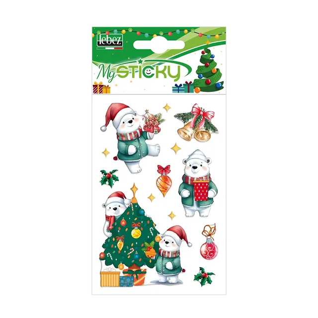 lebez-sticker-3d-natale-adesivi-decorativi-natalizi-3d image 1