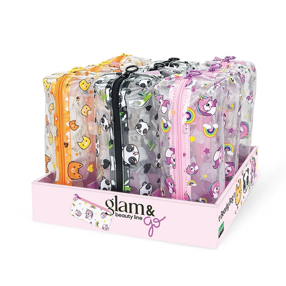 beauty-bag-lebez-trasparente-con-zip-assortita image 1
