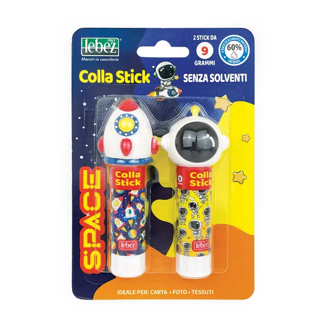 lebez-colla-stick-space-9g-blister-2-pezzi image 1