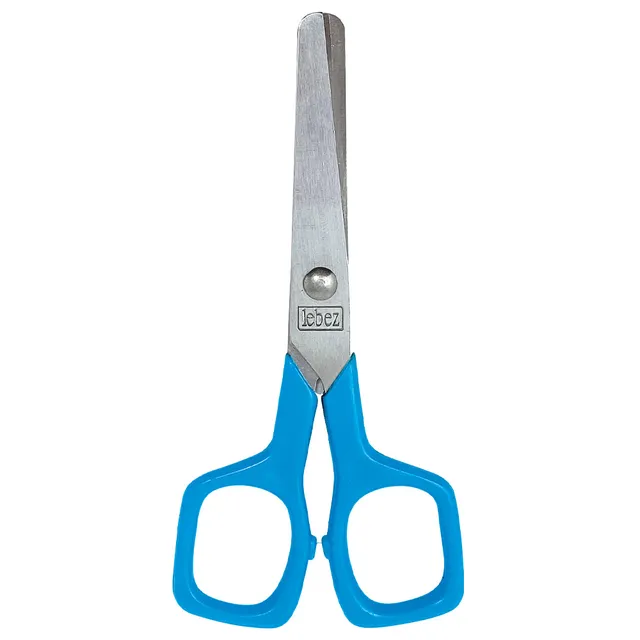 lebez-forbici-bimbi-11-cm-punta-tonda-inox-barattolo-30-pezzi image 1