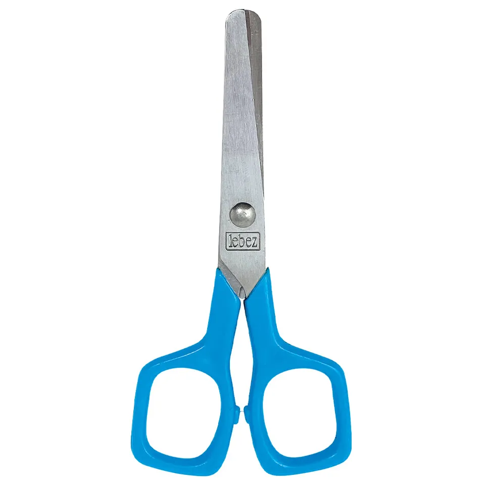 lebez-forbici-bimbi-11-cm-punta-tonda-inox-barattolo-30-pezzi image 1