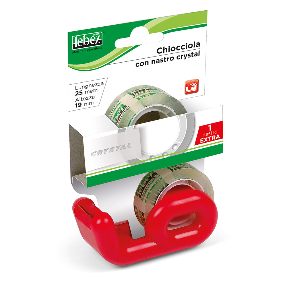 lebez-crystal-dispenser-nastro-adesivo-2-rotoli-25-m-x-19-mm image 3