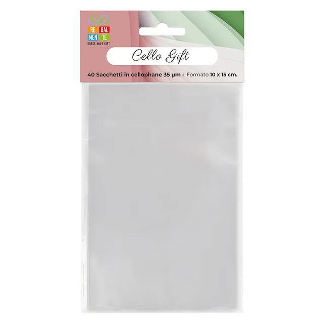 lebez-sacchetto-cellophane-10x15-cm-per-alimenti-40-sacchetti image 1