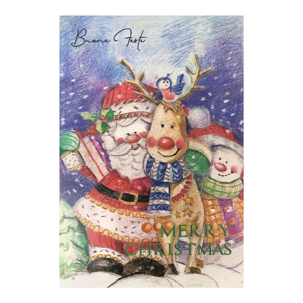 lebez-biglietto-natale-glitter-3d-dorato-11-5x17-cm image 4