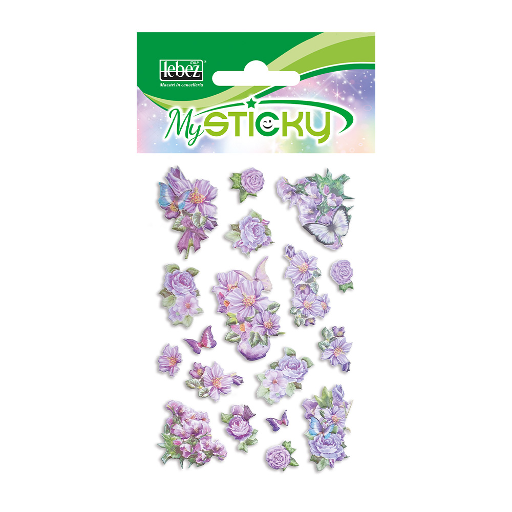 lebez-espositore-stickers-fiori-stickers-adesivi-gommati-3d-48-buste image 5