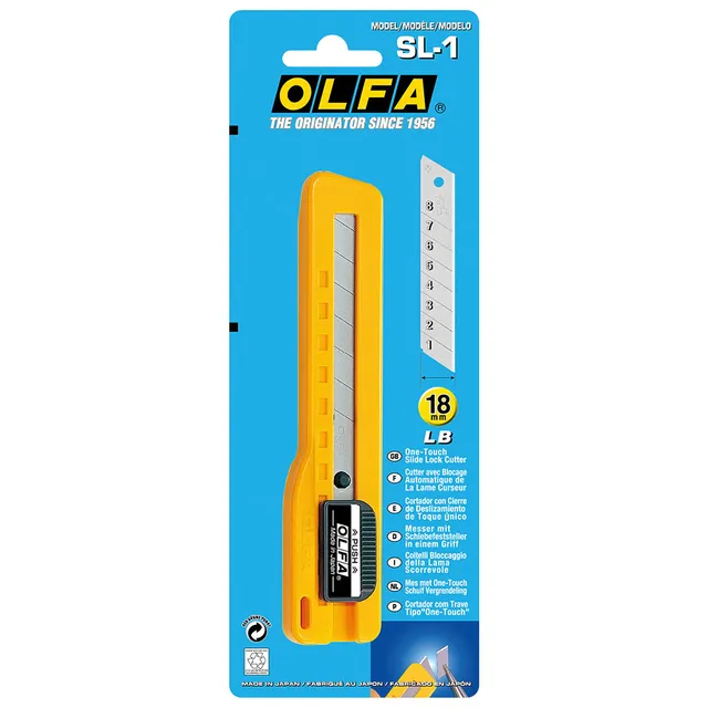 olfa-cutter-con-cursore-lama-18-mm-in-blister-lebez image 1
