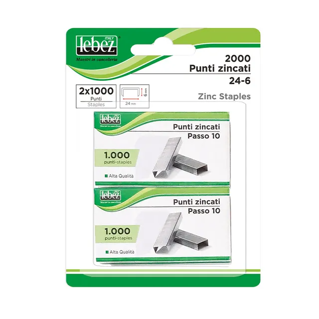 lebez-punti-zincati-12-8x6-mm-blister-2-scatole-da-1000-punti image 1
