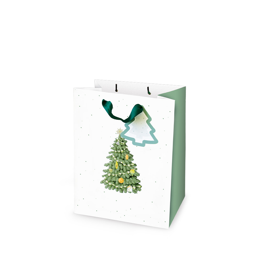 lebez-christmas-tree-shopper-media-con-biglietto-19-7x24-5x11-1-cm image 1