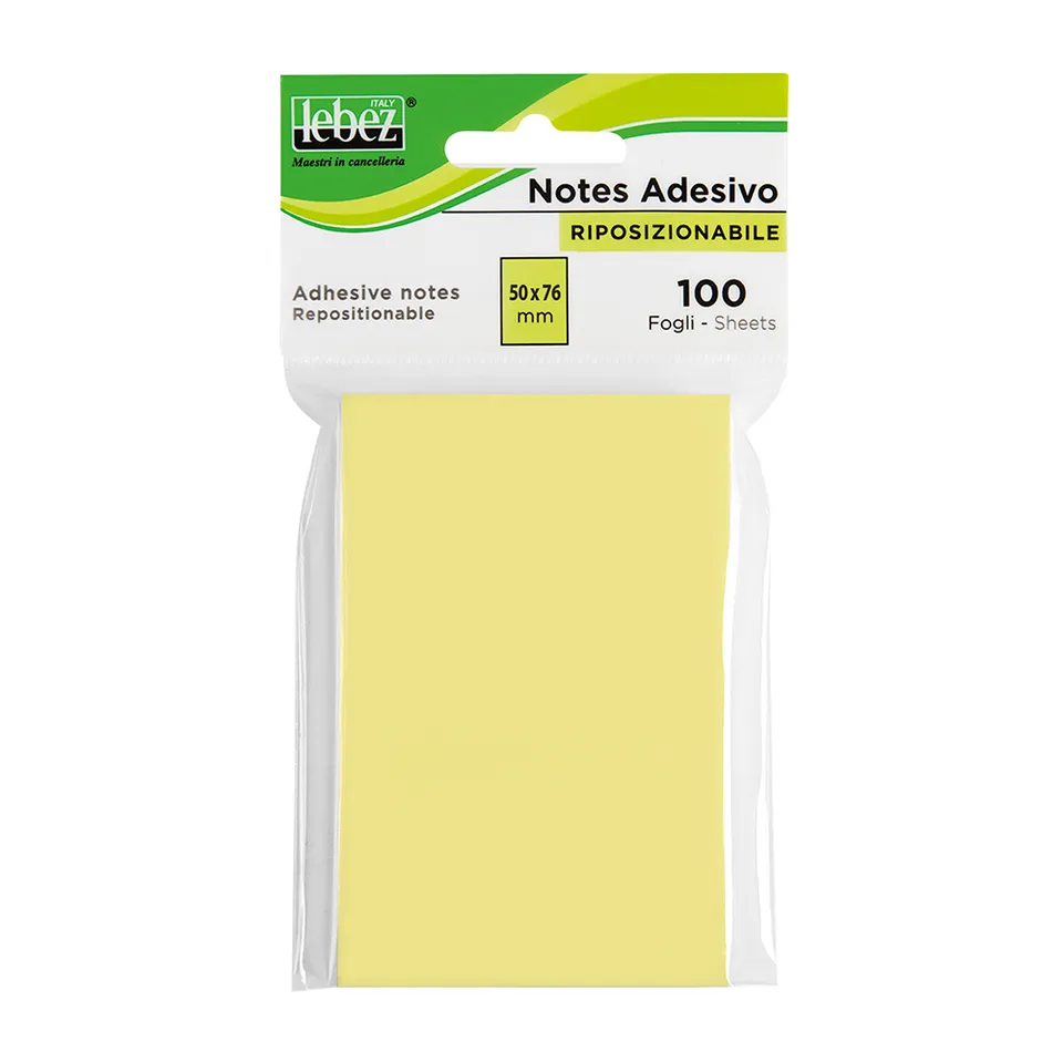 lebez-foglietti-adesivi-sticky-notes-125x75-mm-blocco-100-fogli image 1