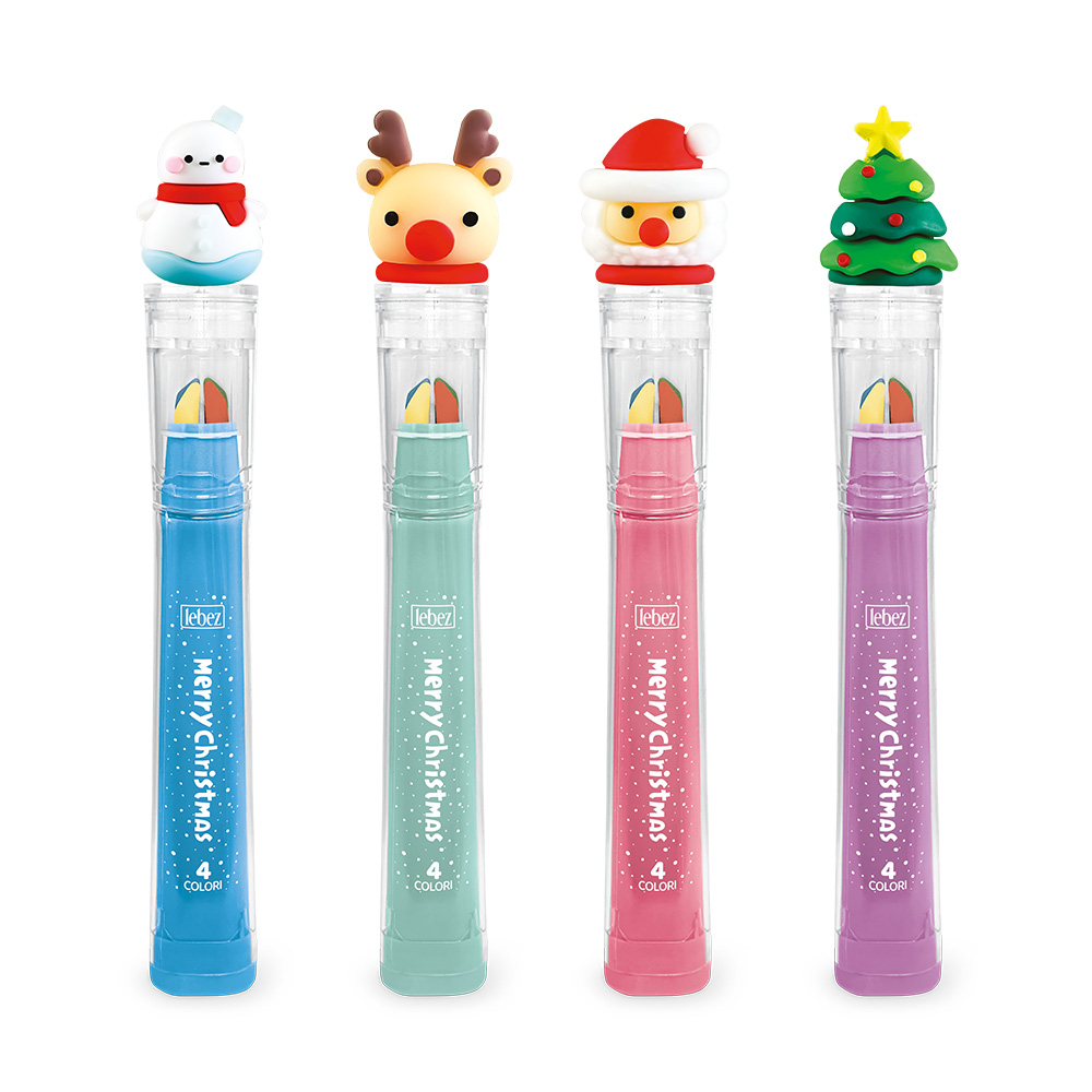 lebez-evidenziatori-4-in-1-christmas-display-24-pezzi image 2