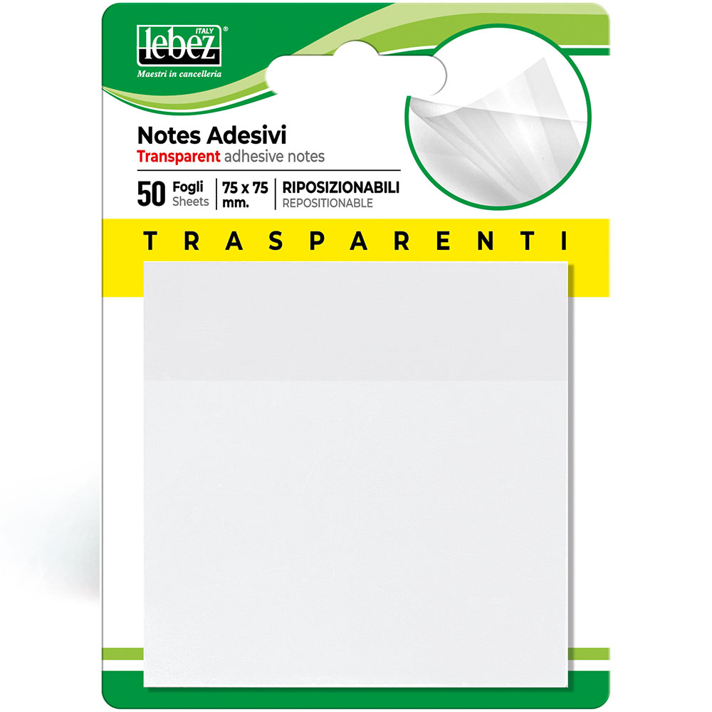 lebez-foglietti-adesivi-trasparenti-75-x-75-mm-blister-50-fogli image 1