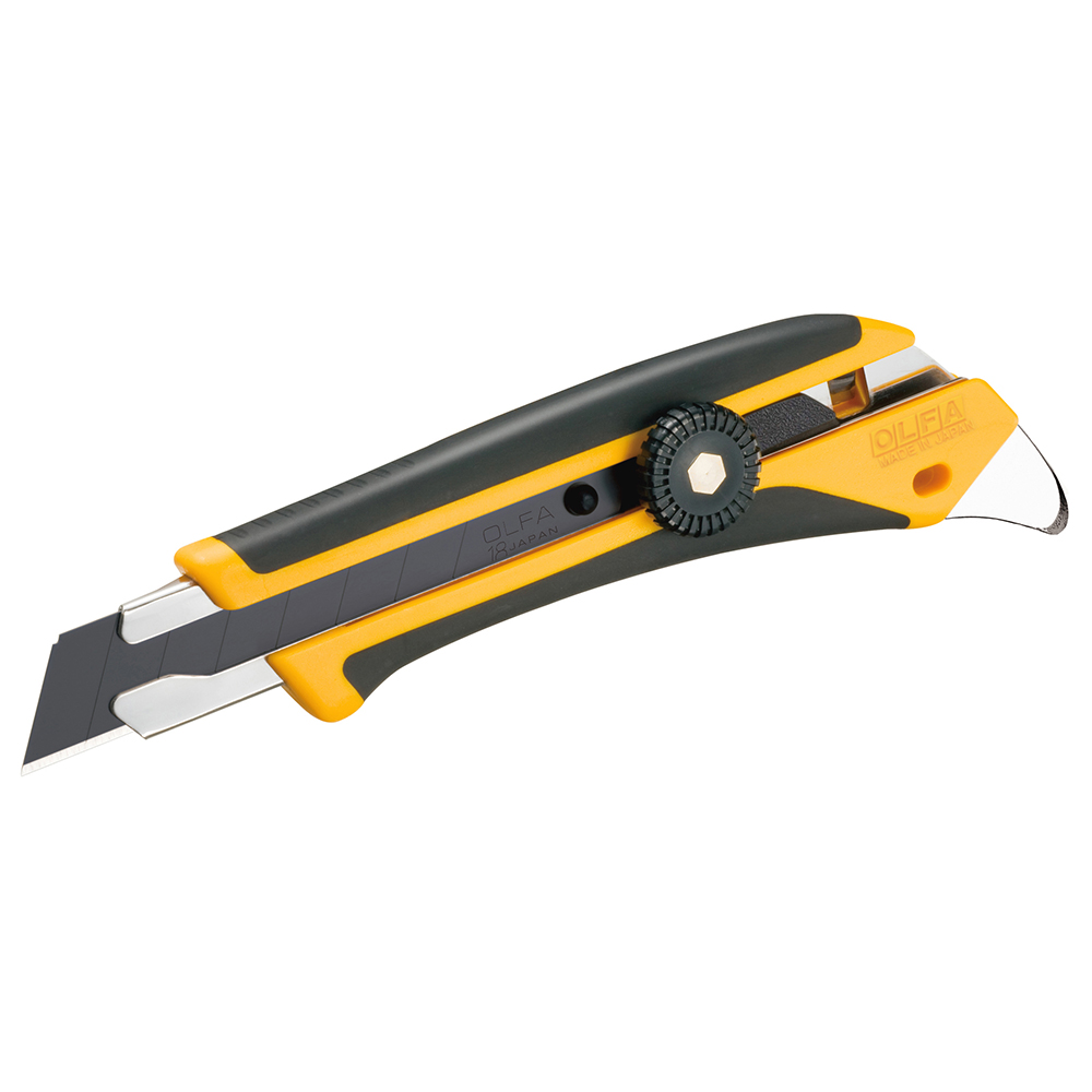 olfa-cutter-con-puntale-lama-18-mm-acciaio-inox-bloccalama-a-vite image 2