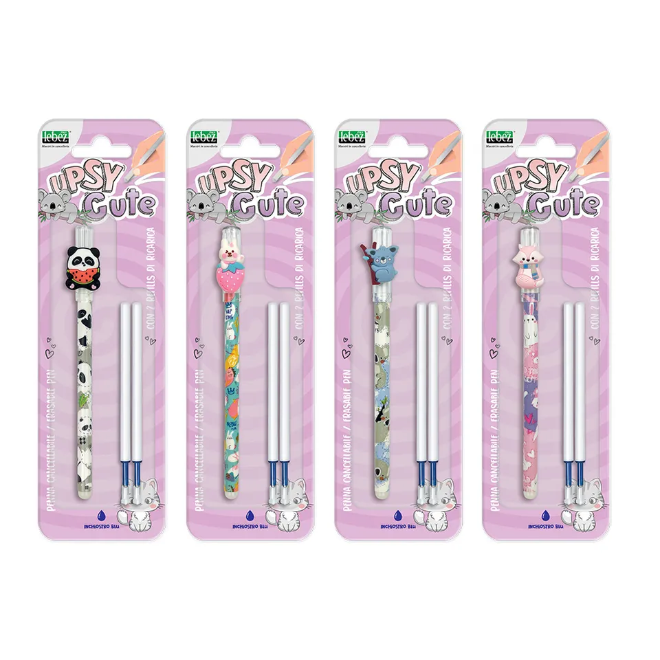 lebez-upsycute-penna-cancellabile-blu-2-refill image 1