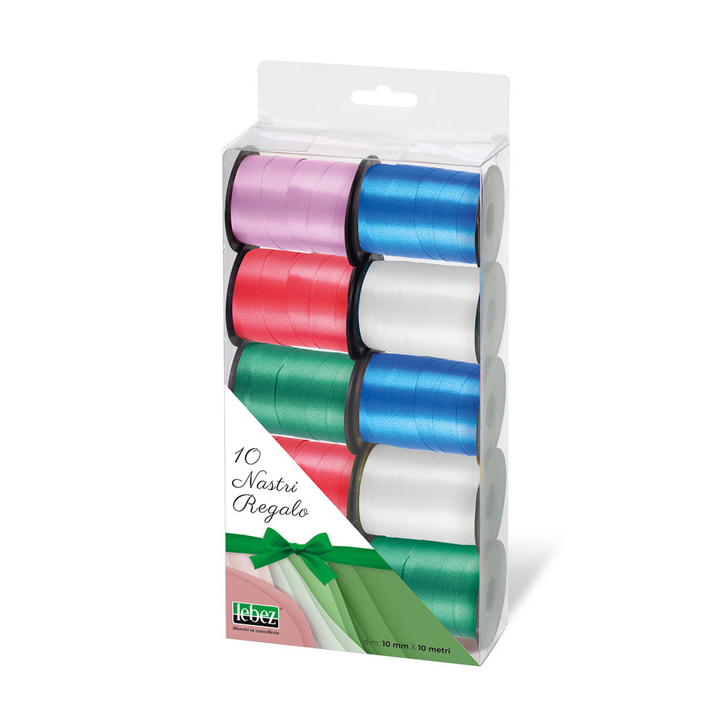 lebez-classic-nastro-regalo-10-m-scatola-da-10-pezzi image 1