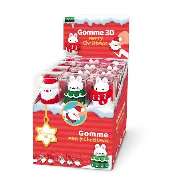 lebez-gomme-3d-natalizie-display-24-pz image 1