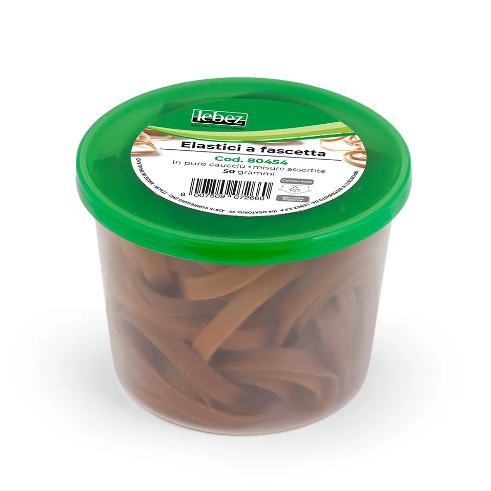 lebez-barattolo-elastici-50g-misure-assortite image 1