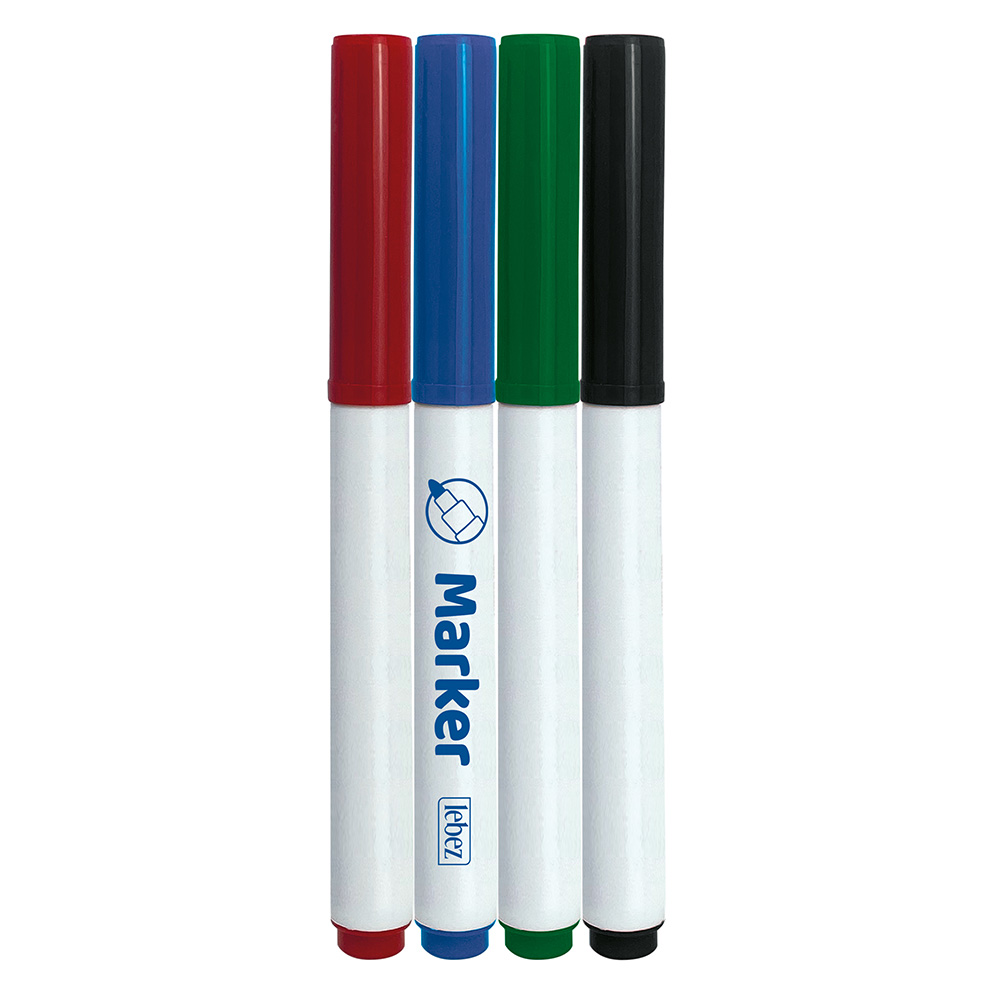 lebez-marker-a-secco-per-lavagna-bianca-1-4-mm-4-pezzi image 2
