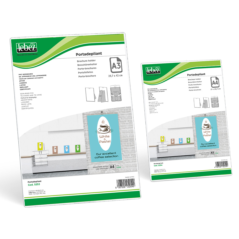 lebez-porta-depliant-a4-in-pvc-semirigido-da-parete-tavolo image 2