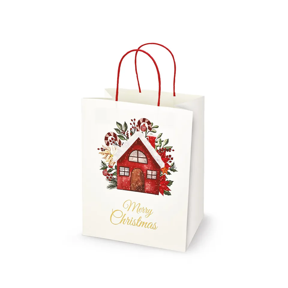 lebez-shopper-merry-christmas-medium-25-4x30-5x12-7-cm-con-biglietto image 1