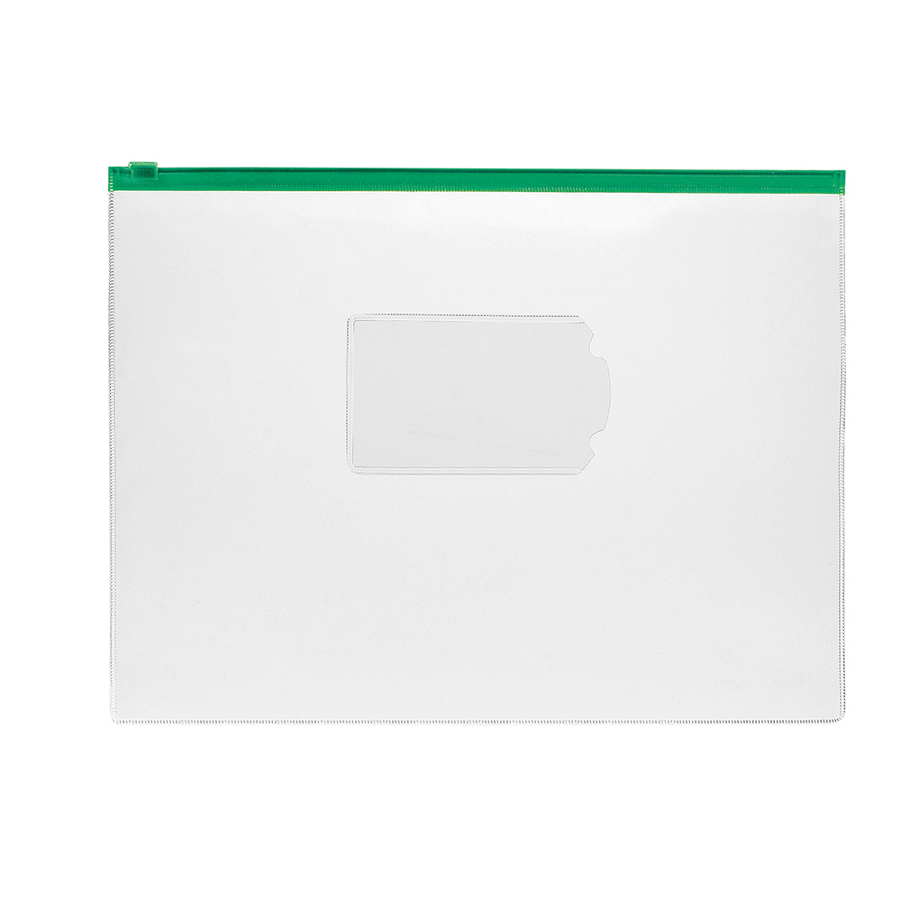 lebez-busta-documenti-pvc-con-zip-29x21-cm image 1
