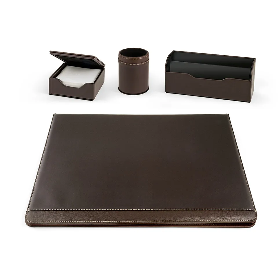 lebez-william-set-scrivania-5-pezzi-in-ecopelle image 1