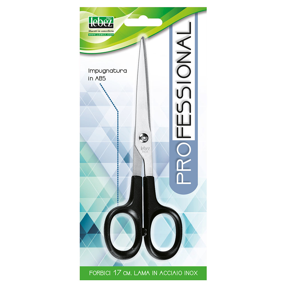 lebez-forbici-acciaio-inox-17-cm-impugnatura-abs image 1