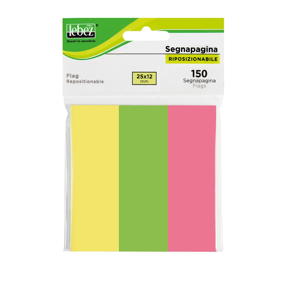 lebez-segnapagina-in-carta-25x75-mm-set-3-blocchetti-da-50 image 1