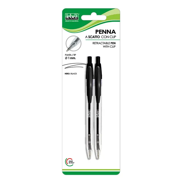 lebez-penna-a-scatto-punta-1-mm-blister-2-pz image 1