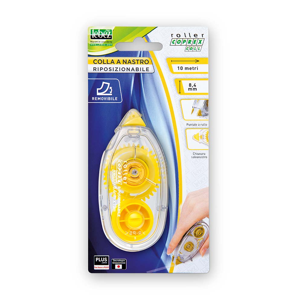 coprex-nastro-colla-riposizionabile-8-4-mm-x-10-m-lebez image 2