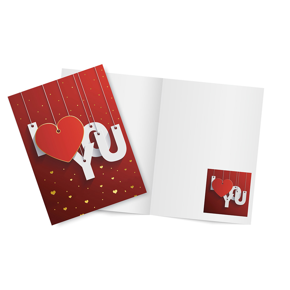 lebez-biglietto-augurale-love-con-dettagli-dorati-e-busta image 3