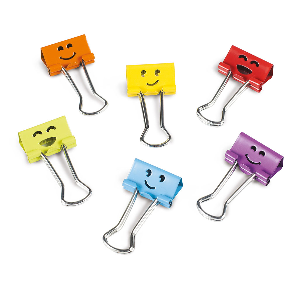 lebez-clip-metallo-emoticons-19-mm-barattolo-40-pezzi image 3