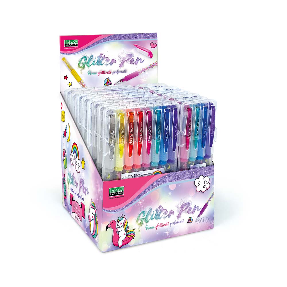 lebez-set-penne-gel-glitterate-profumate-pets image 1