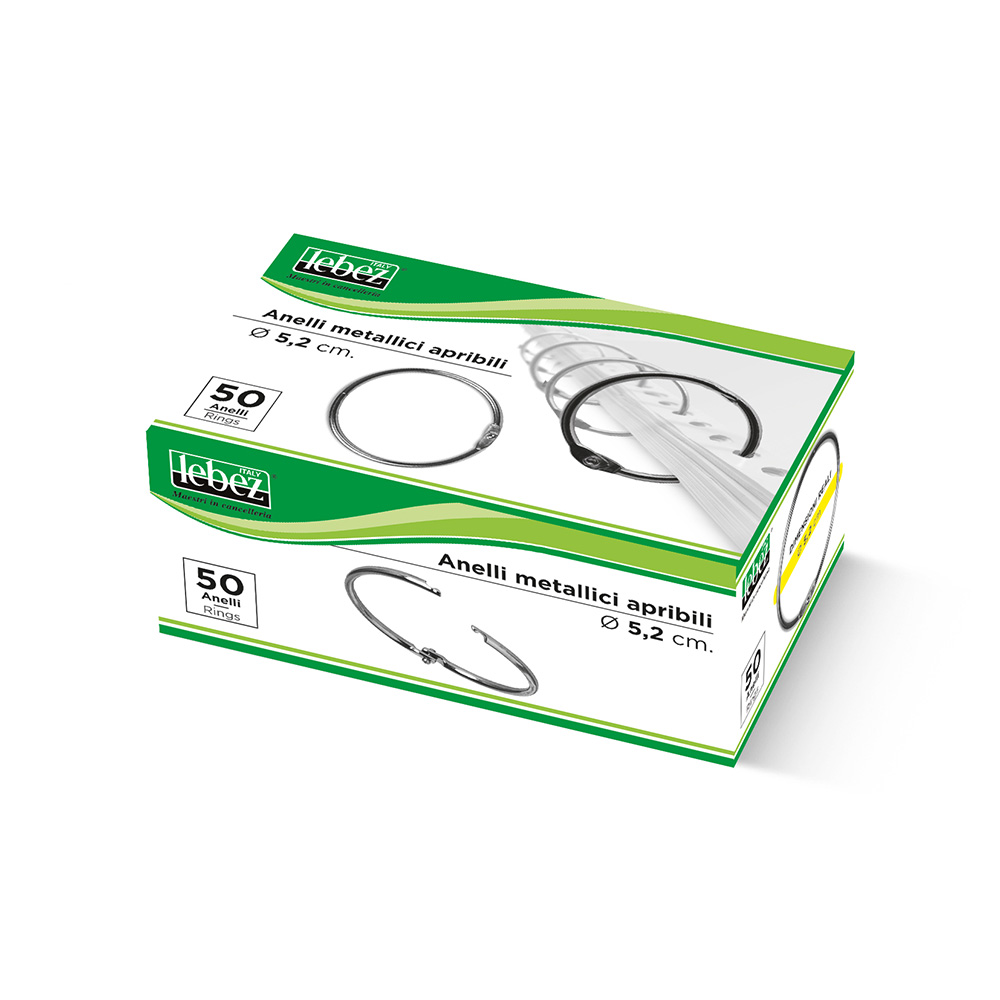 lebez-anelli-metallici-apribili-5-2-cm-box-100-pz image 2