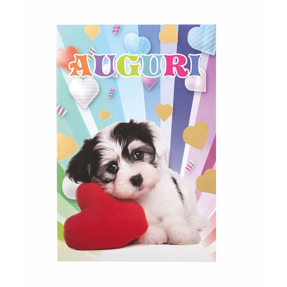 lebez-regalmente-biglietto-augurale-cuccioli-oro-con-busta image 4