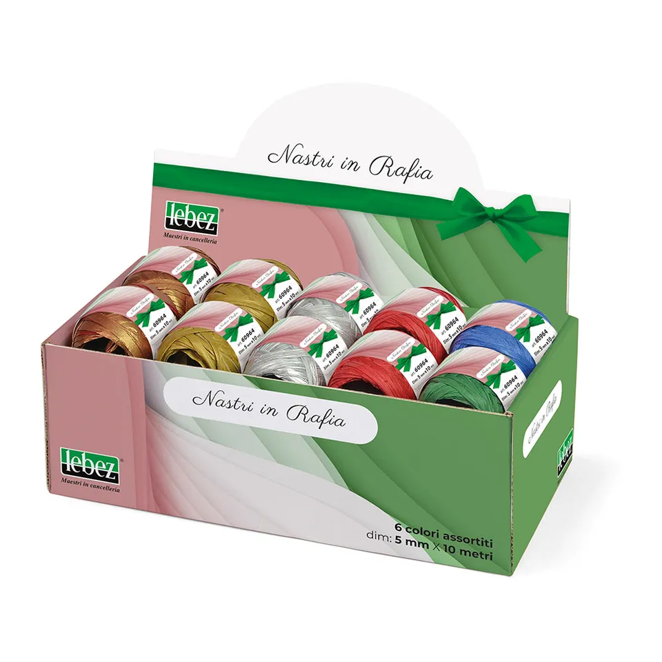 lebez-regalmente-nastro-rafia-10-m image 1