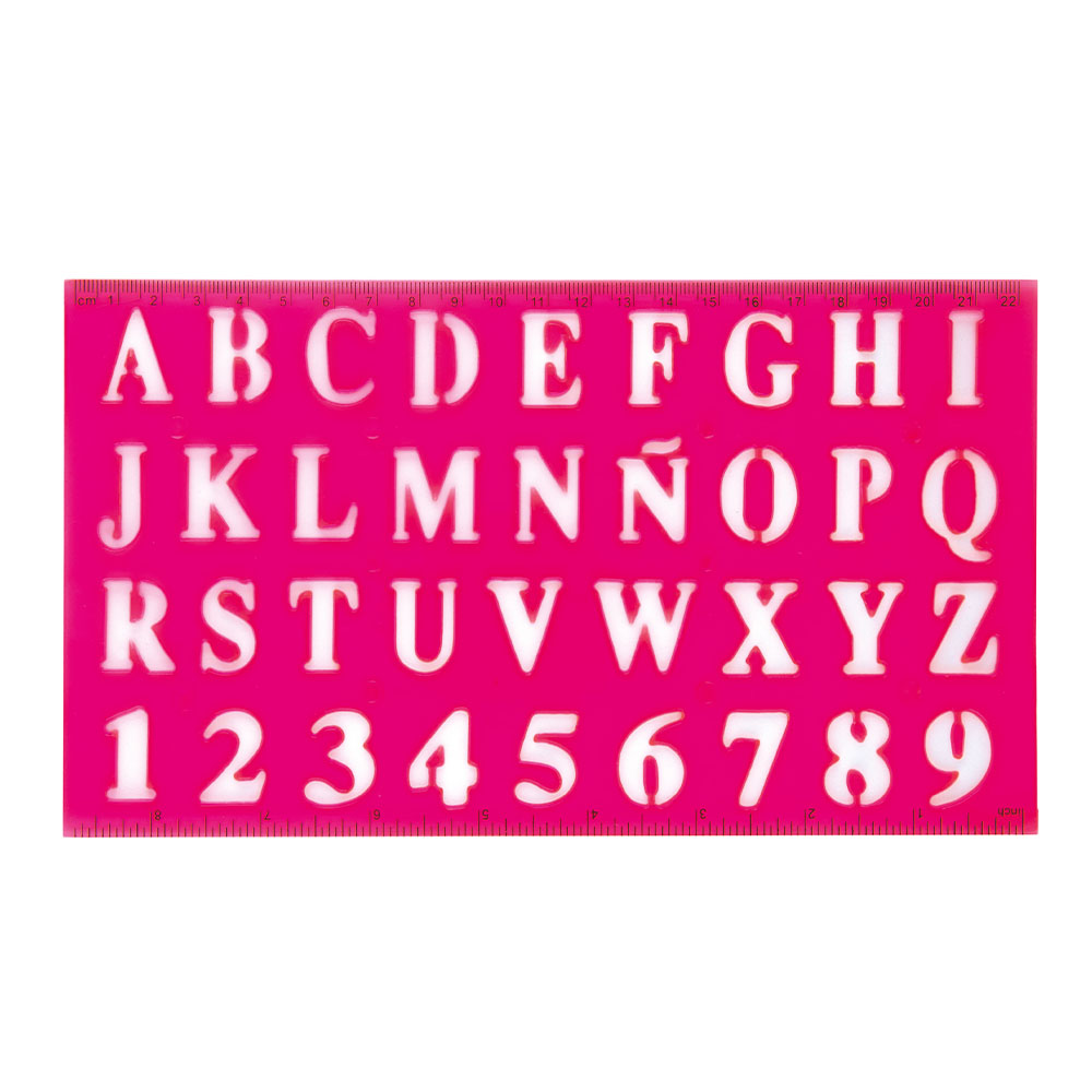 lebez-stencil-maxi-normografo-font-altezza-2-cm image 3