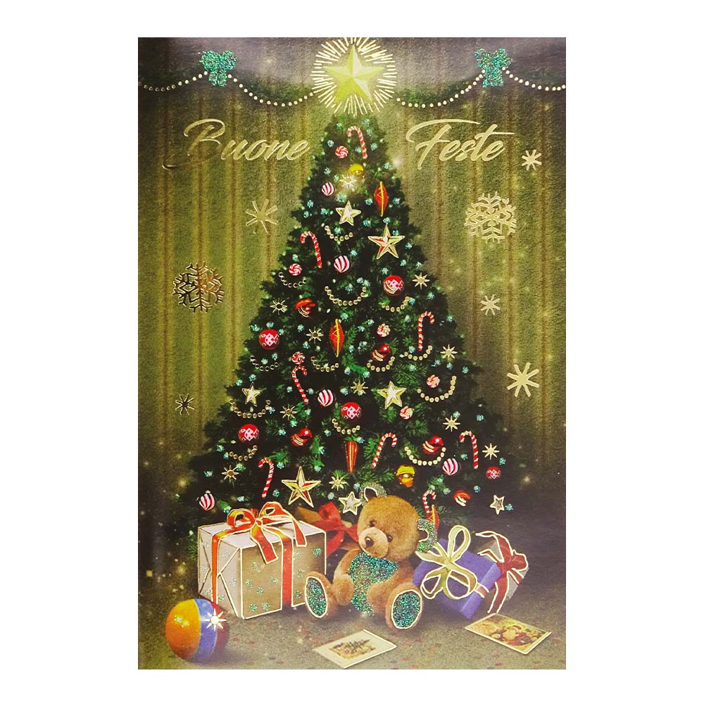 lebez-biglietto-natale-con-tasca-portabanconote-glitter-dorato-con-busta image 5