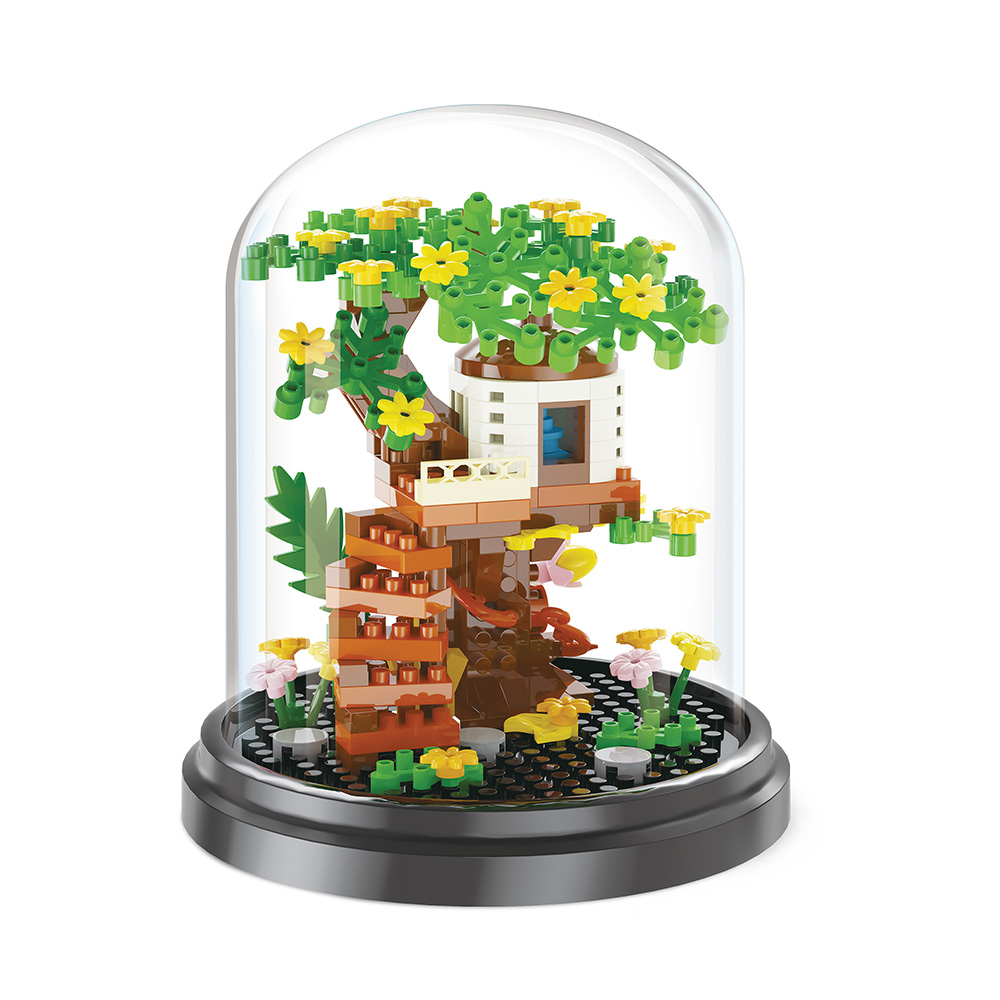 lebez-tree-house-mini-bricks-set-costruzioni-con-case-protettiva-4-design image 6
