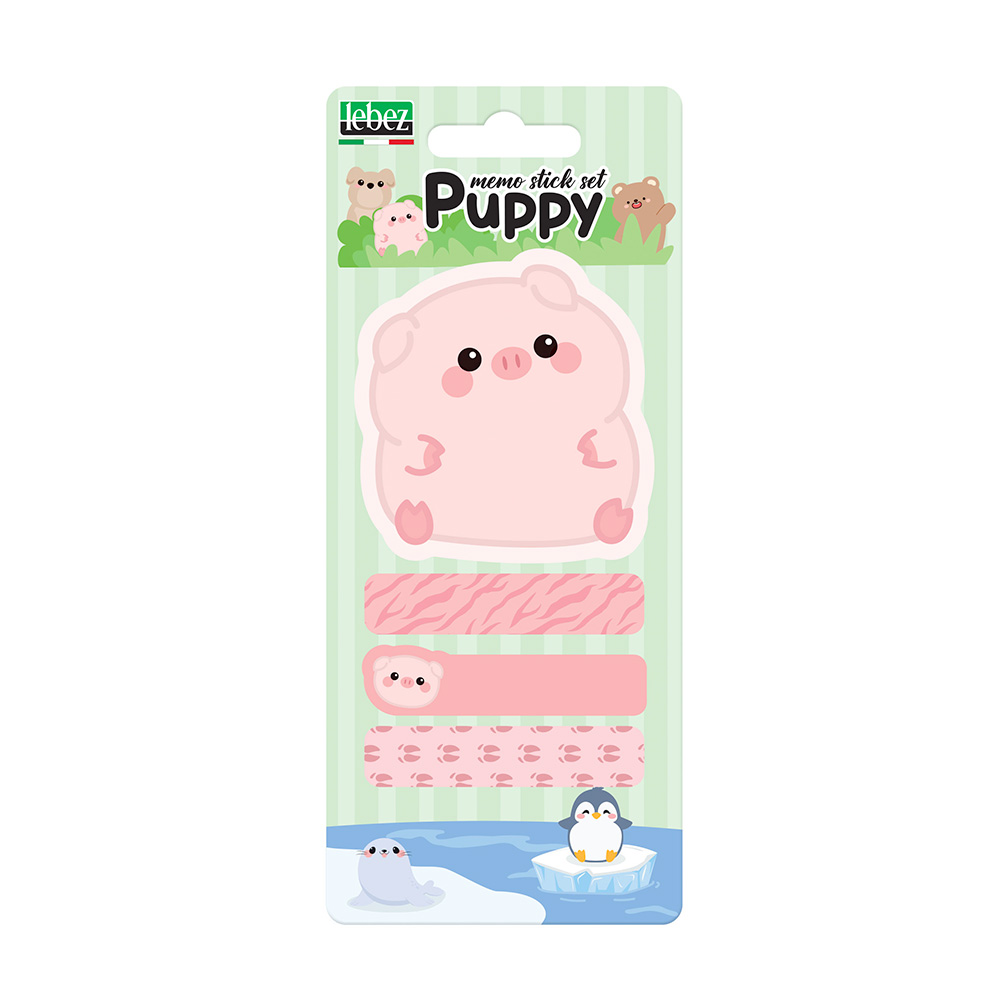 lebez-puppy-set-memostick-20pz-60-segnalibri-6-fantasie image 6