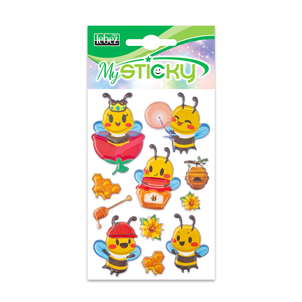 lebez-my-sticky-3d-bugs-life-stickers-3d-gommati-12pz image 2