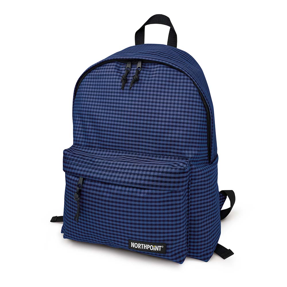 lebez-northpoint-zaino-scuola-basic-squares-2-scomparti-30x40x15-cm-nero image 5