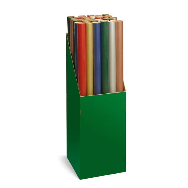 lebez-carta-regalo-kraft-metallic-espositore-30-rotoli image 1