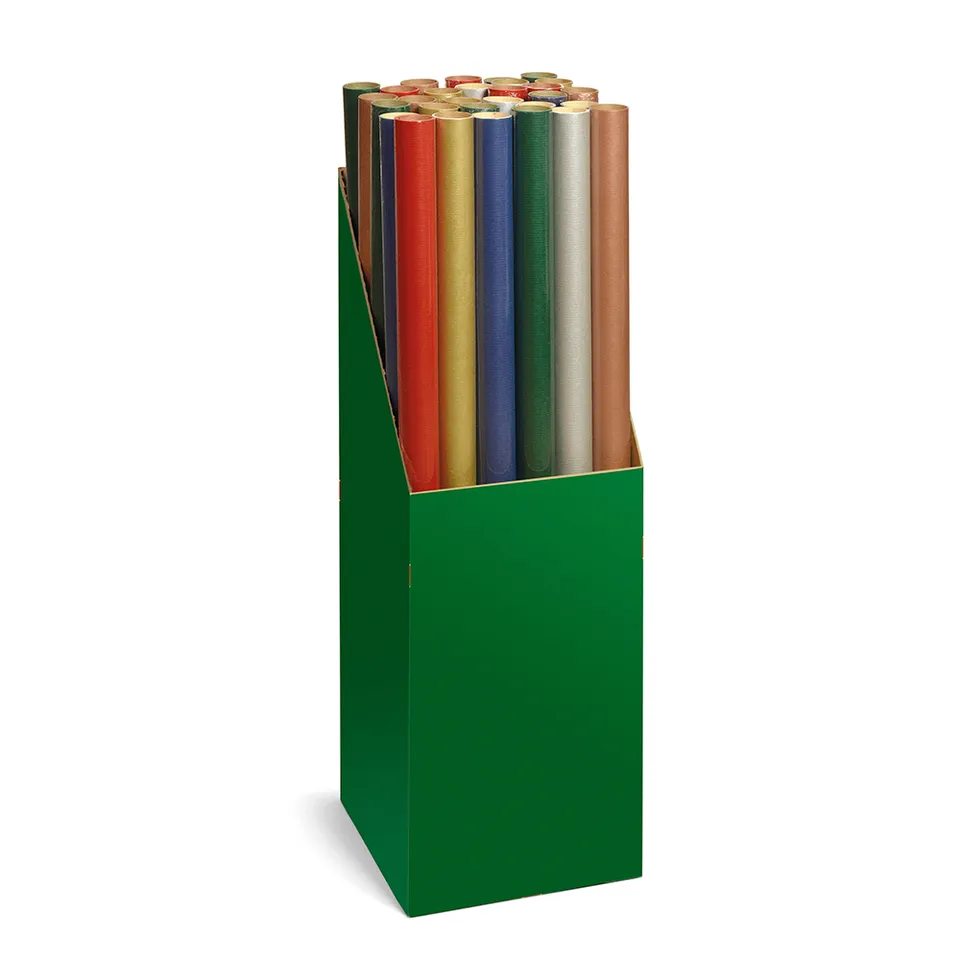 lebez-carta-regalo-kraft-metallic-espositore-30-rotoli image 1
