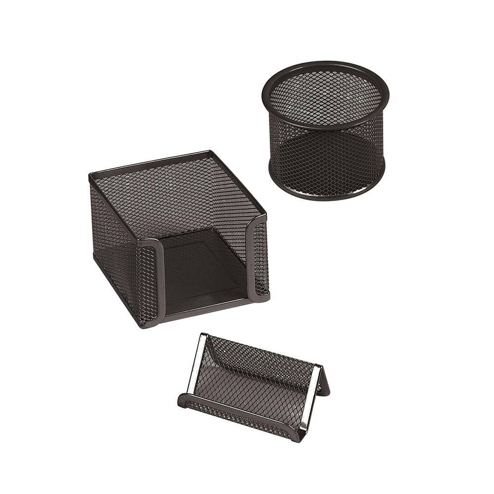 lebez-mesh-desk-set-6-pezzi-in-rete-metallica image 2